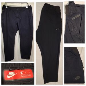 NIKE TECH WOVEN BONDED JOGGER PANTS MENS SIZE 36 BLACK